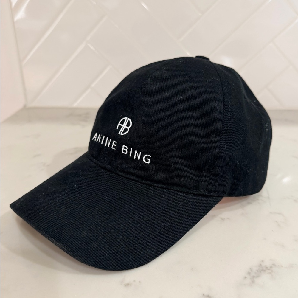 Anine Bing Sport Black Cap